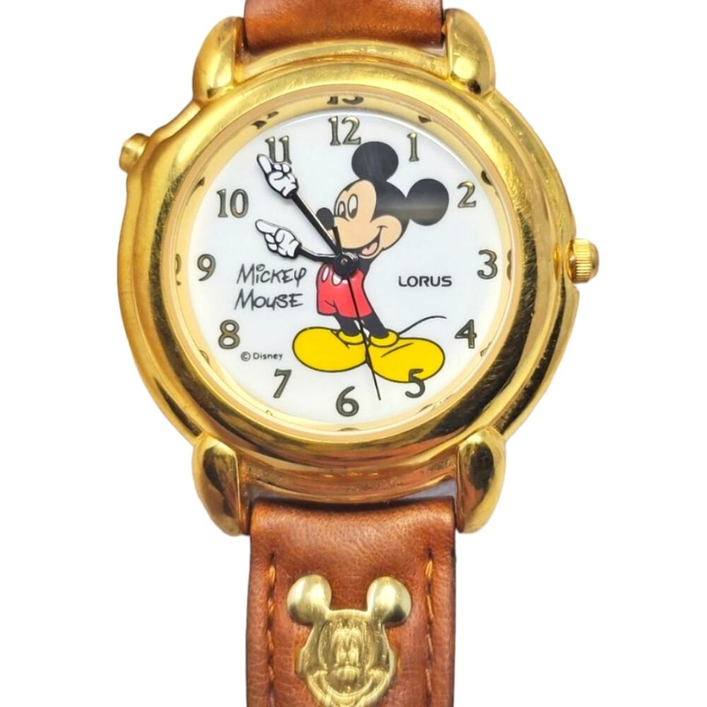 Rare Disney X Lorus Vintage Mickey Mouse Talking Watch